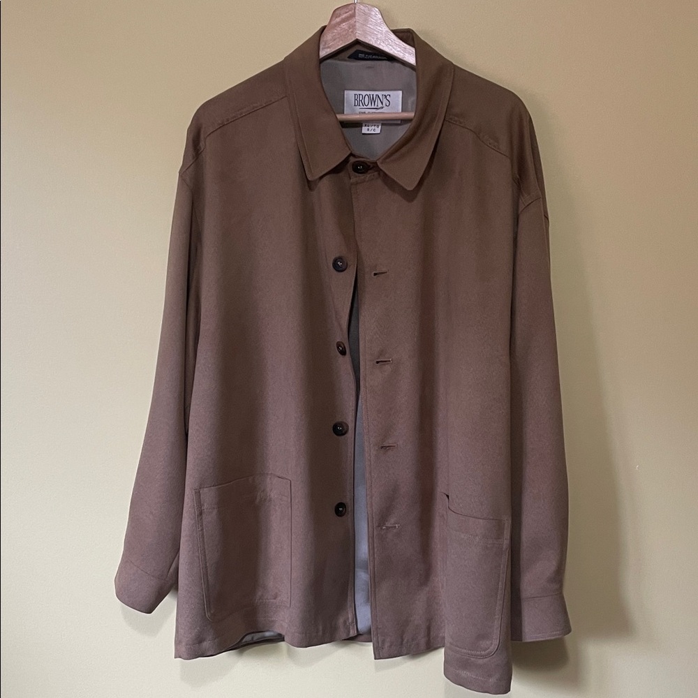 Men's Classic Tan Shirt Jacket